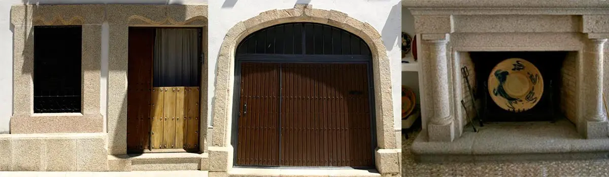 Port&oacute;n de piedra extreme&ntilde;o.