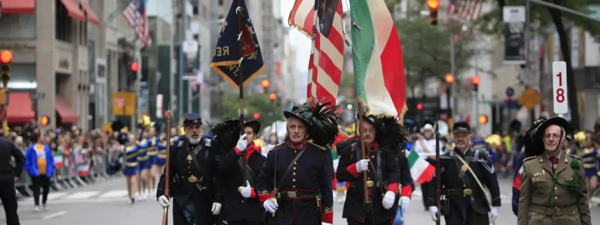 Desfile del Columbus Day por la Quinta Avenida. | Shutterstock