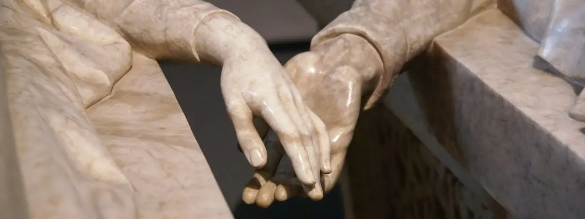Hands of Teruel's lovers, Teruel, Aragon, Spain
