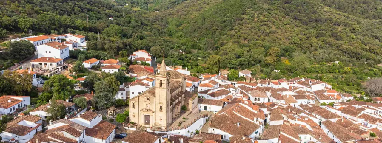 Linares de la Sierra, Sierra de Aracena, natural park of the Sierra de Aracena and Picos de Aroche, Huelva, Andalusia, Spain