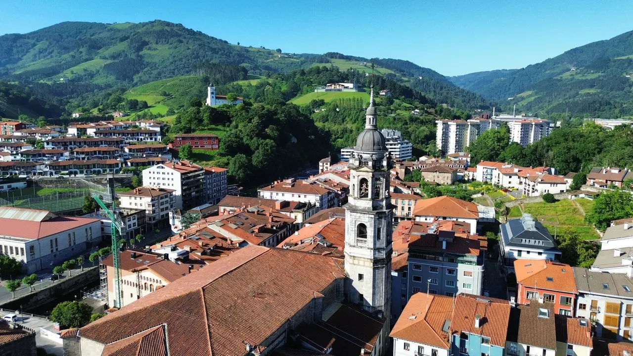 Vista panor&aacute;mica de Azkoitia