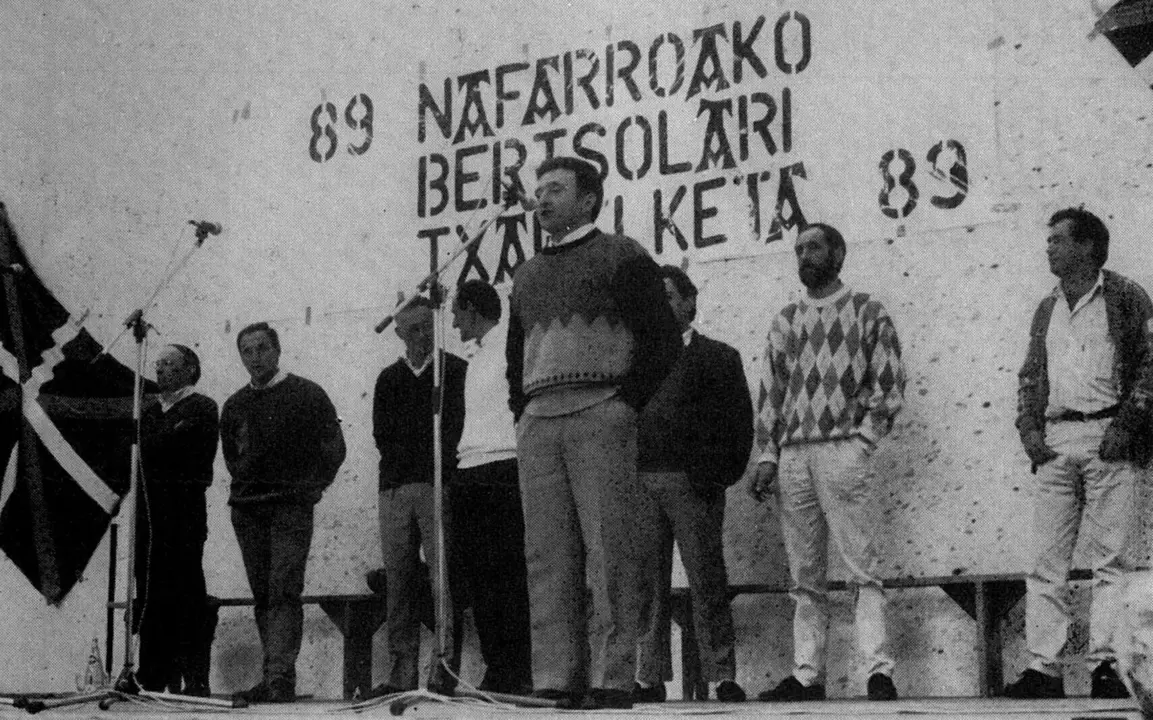 Campeonato de bertsolaris en 1989. | Ttipi-ttapa, Wikimedia