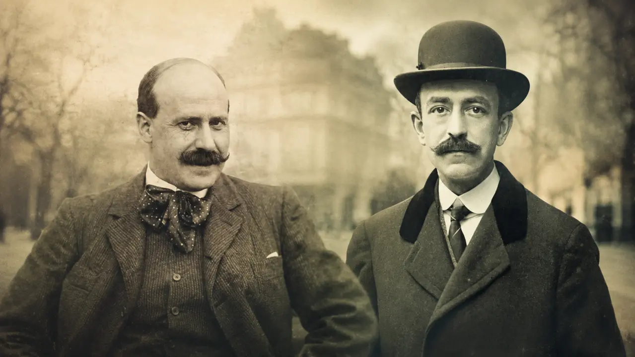 Ignacio Zuloaga y Manuel de Falla.