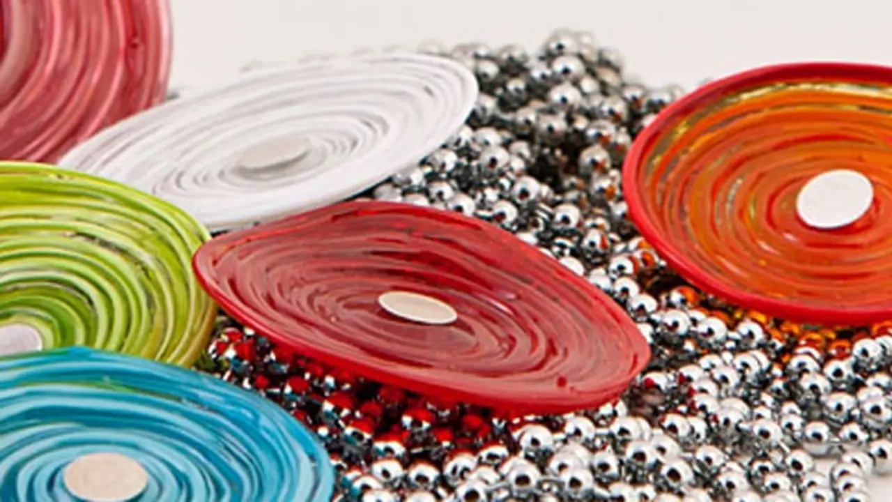 Objetos de vidrio artesanales.