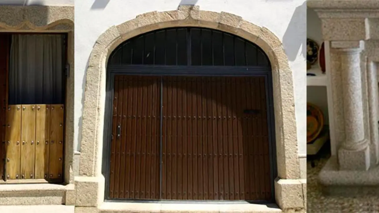 Port&oacute;n de piedra extreme&ntilde;o.