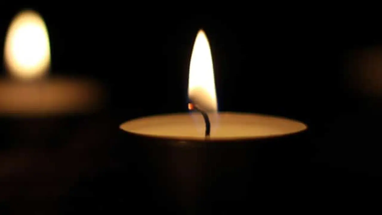 Vela encendida.