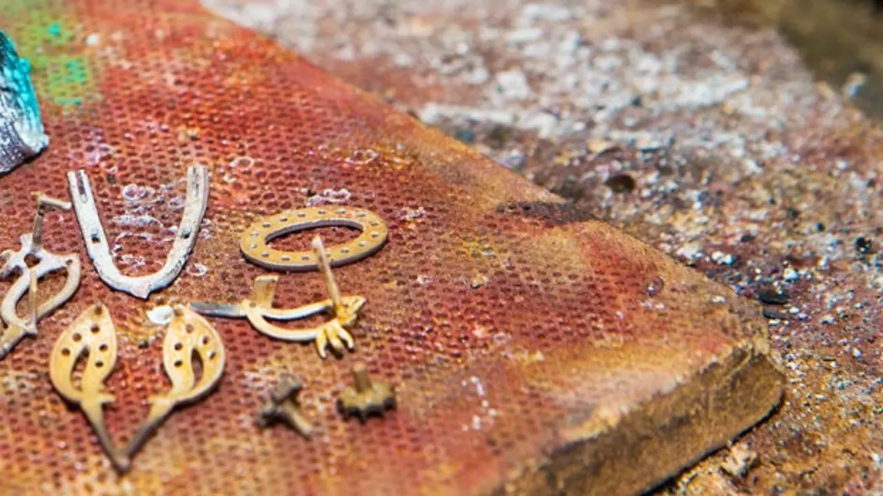 Proceso artesanal de joyeria
