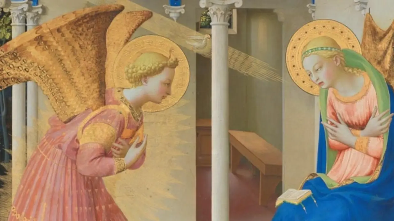 la anunciaci&oacute;n de fra angelico