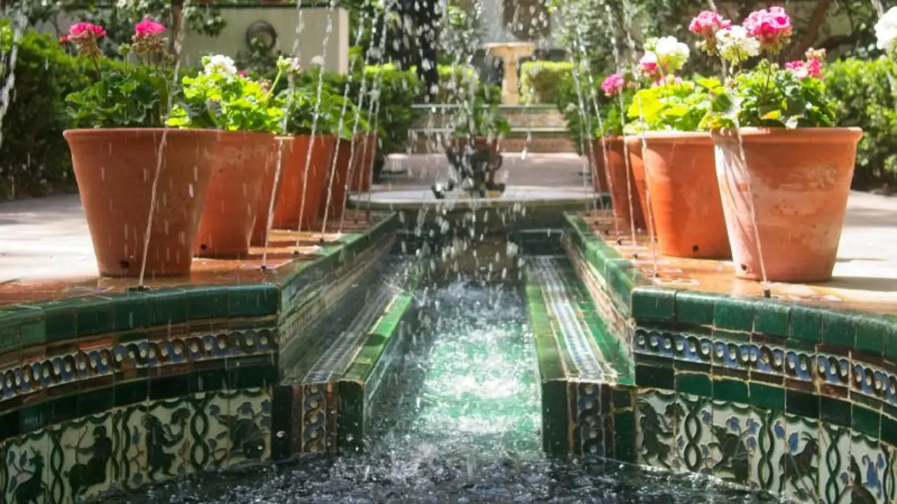 Jard&iacute;n del Museo Sorolla inspirado en el Generalife de Granada. | Shutterstock