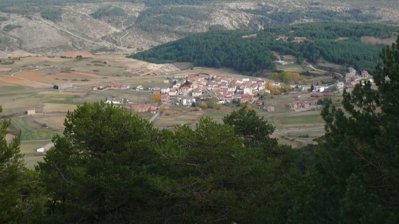 Vista de Griegos y su paisaje