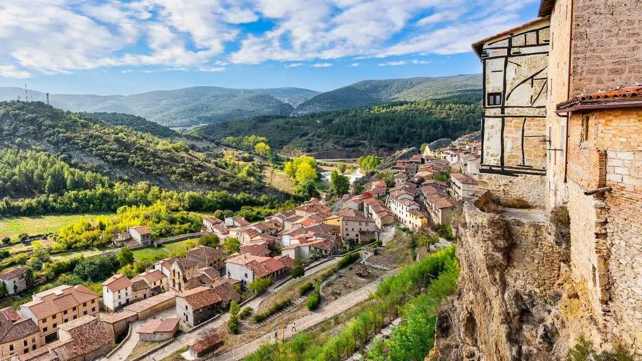 http://www.dreamstime.com/stock-photos-panoramic-view-top-hill-medieval-village-frias-burgos-castilla-y-leon-image296280913