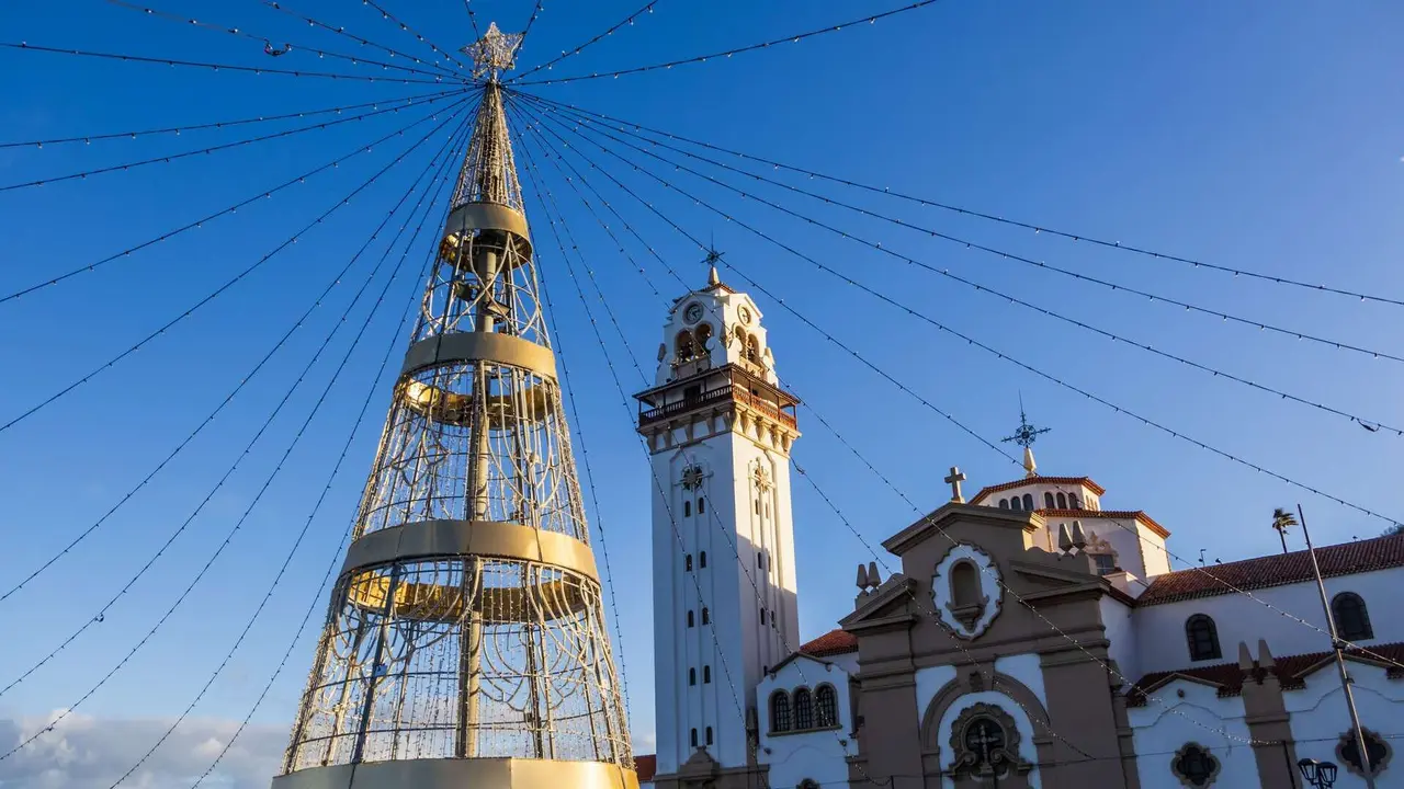 Candelaria, en Canarias, en Navidad.