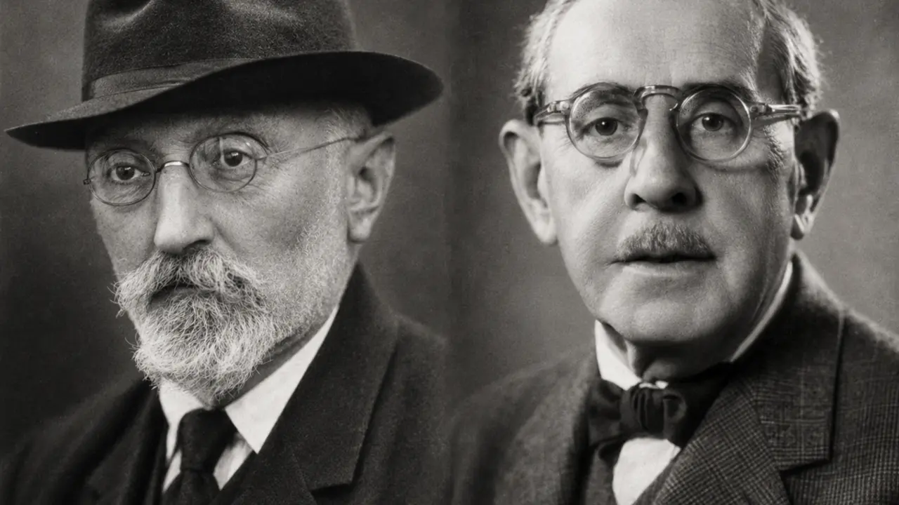 Miguel de Unamuno (1864 - 1936) y Eduardo Marquina (1879 - 1946)