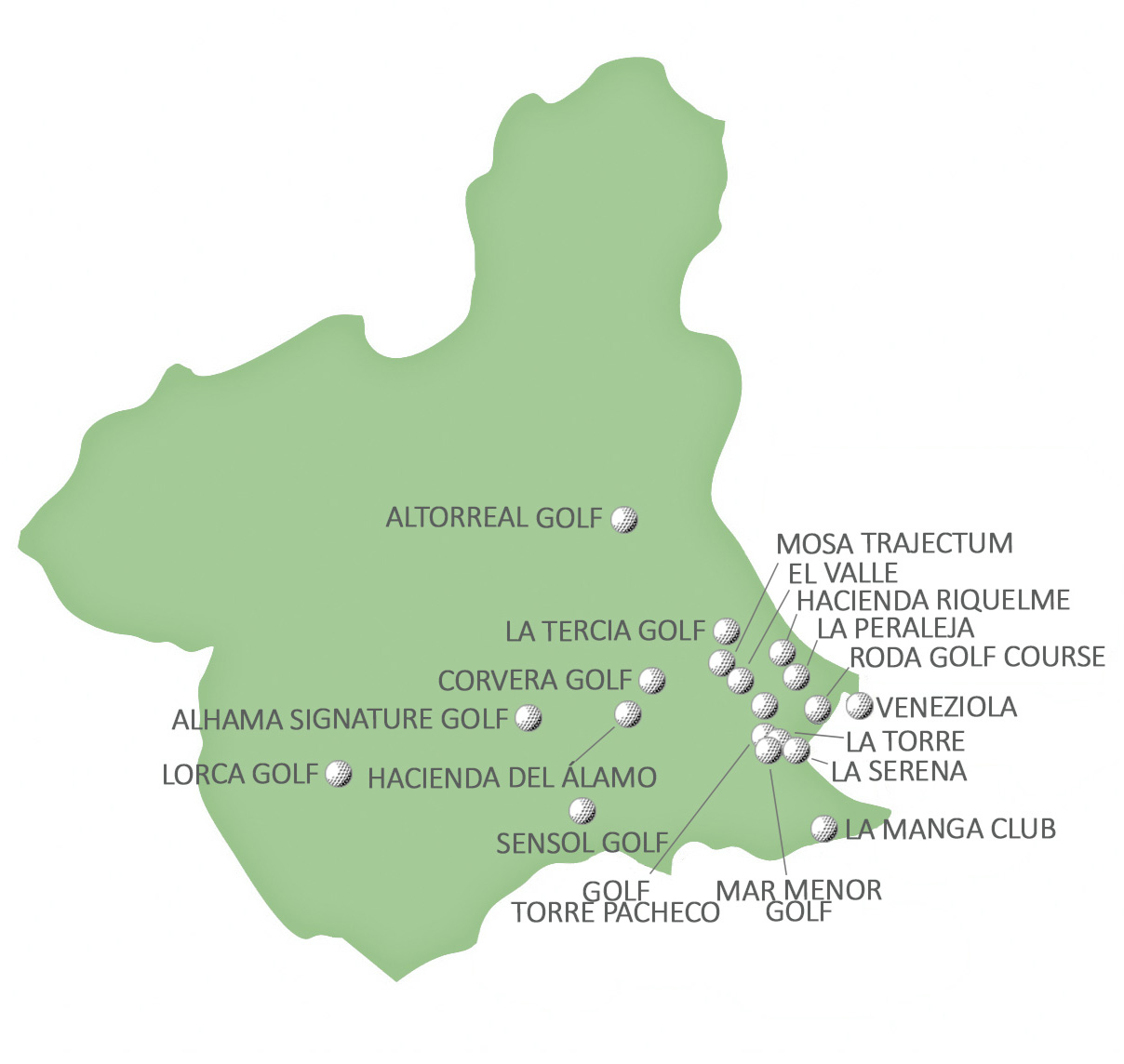 campos golf murcia