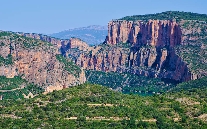 Paisaje de la Sierra del Montsec