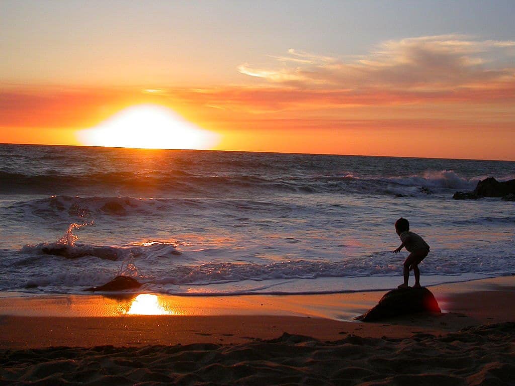 Atardecer en calas de Roche