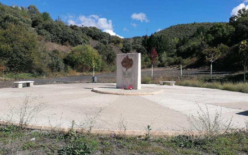 Monumento a los trabajadores forzados en Fabero del Bierzo 