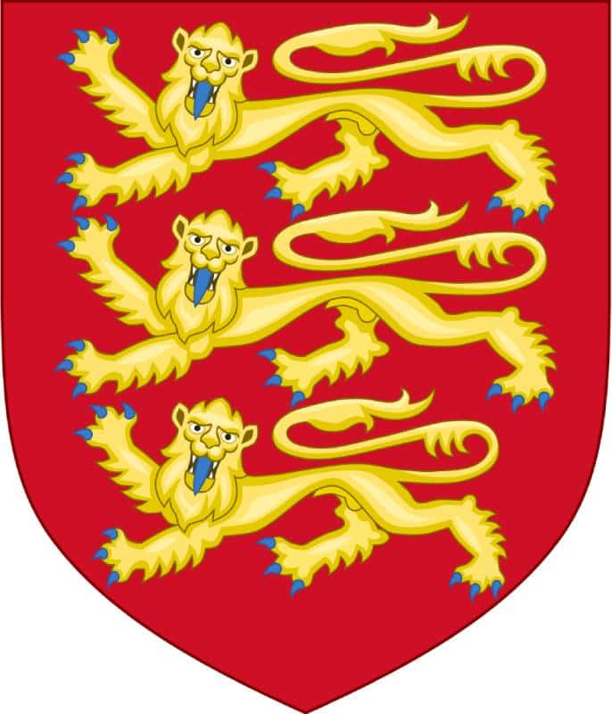 Escudo de Leonor, Inglaterra y los Plantagenet en el siglo XII