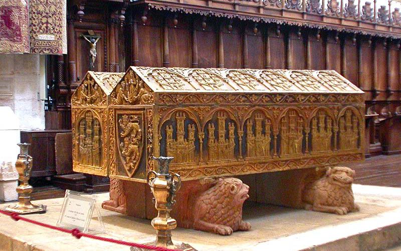Tumba de Leonor y Alfonso VIII en Las Huelgas Reales