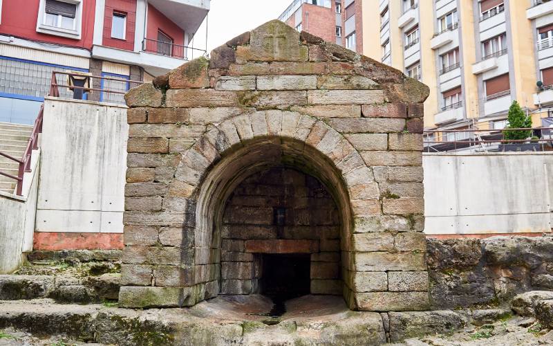 Fuente de Foncalada en Oviedo