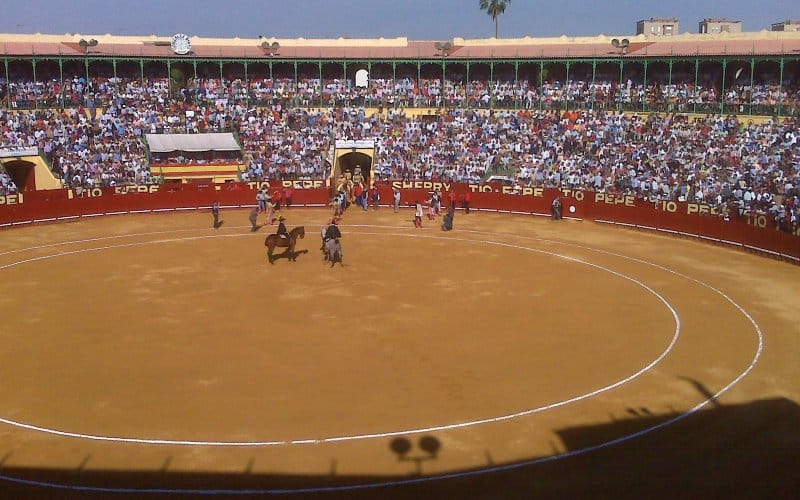 Corrida durante 2009 en la Plaza de toros de Jerez