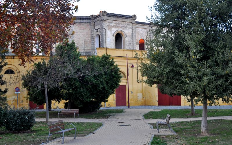 Alrededores de la plaza de toros de Jerez