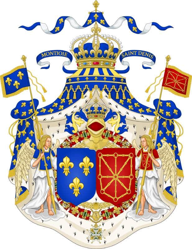 Escudos conjuntos de Francia y Navarra. | Wikimedia