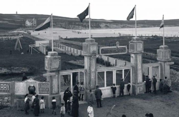 Los viejos Campos de Sports del Sardinero