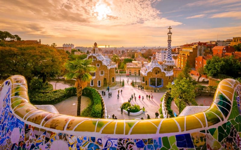 Park Güell en Barcelona