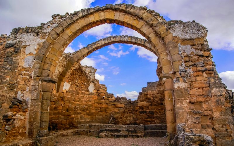 Restos de Recópolis, en Zorita de los Canes