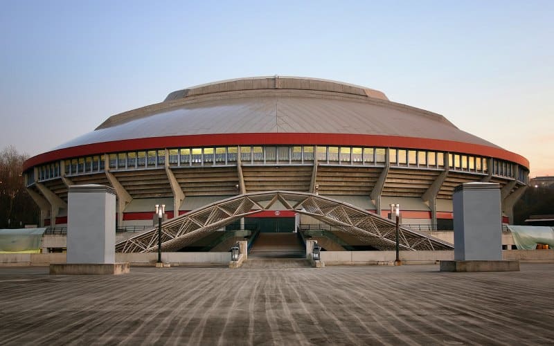 Exterior de la plaza de toros de Donostia