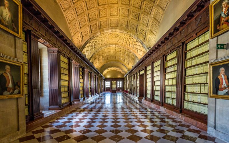 Interior del Archivo de Indias