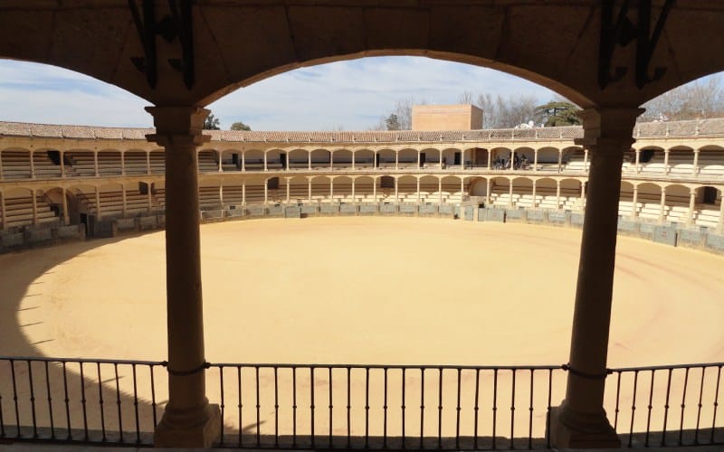 Interior del coso de Ronda