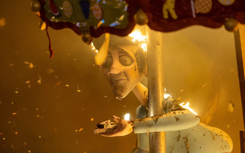 Cremá en las Fallas de Valencia 2019