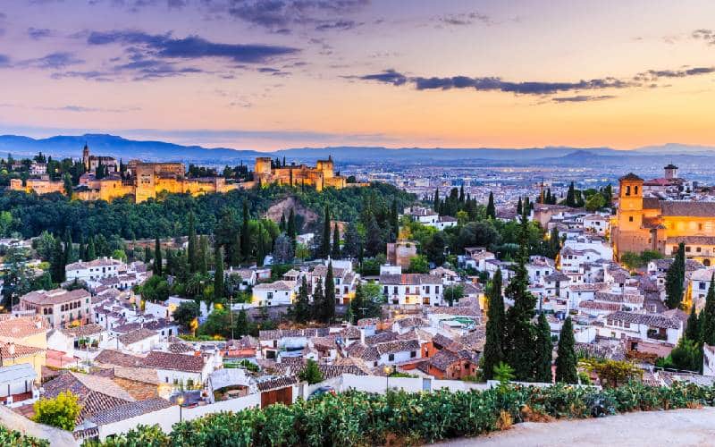 El Albaicín y La Alhambra de Granada