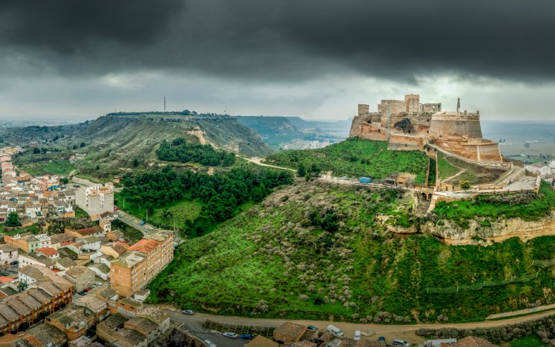Castillo templario de Monzón