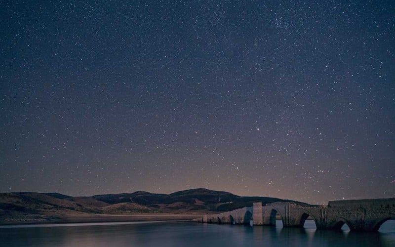 Embalse de Cijara, cerca del mirador de La Siberia