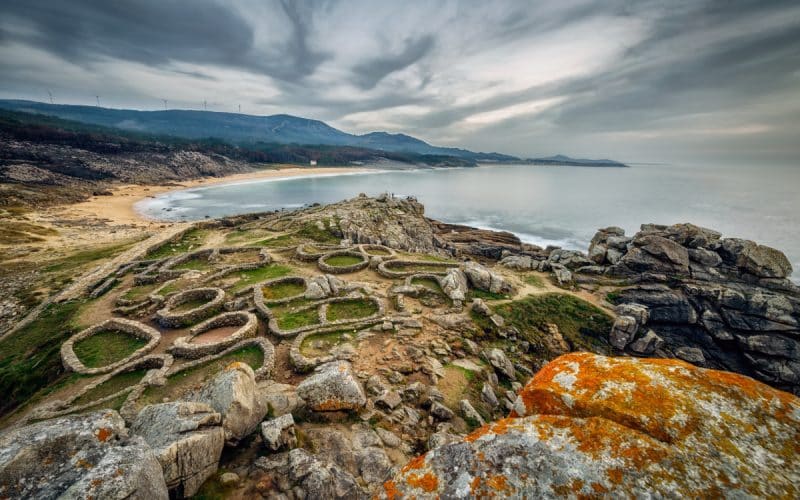 Segmento inferior del castro de Baroña