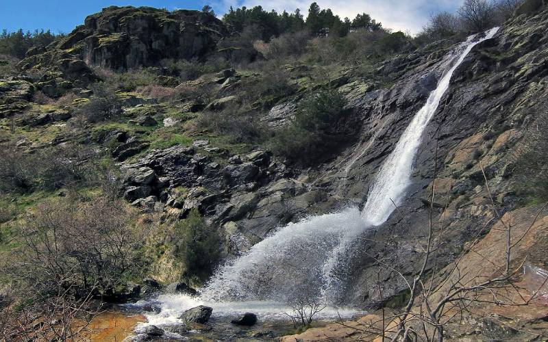 Chorrera de San Mamés senderismo en Madrid
