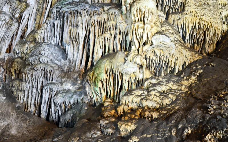 Espeleotemas de la cueva de Nerja