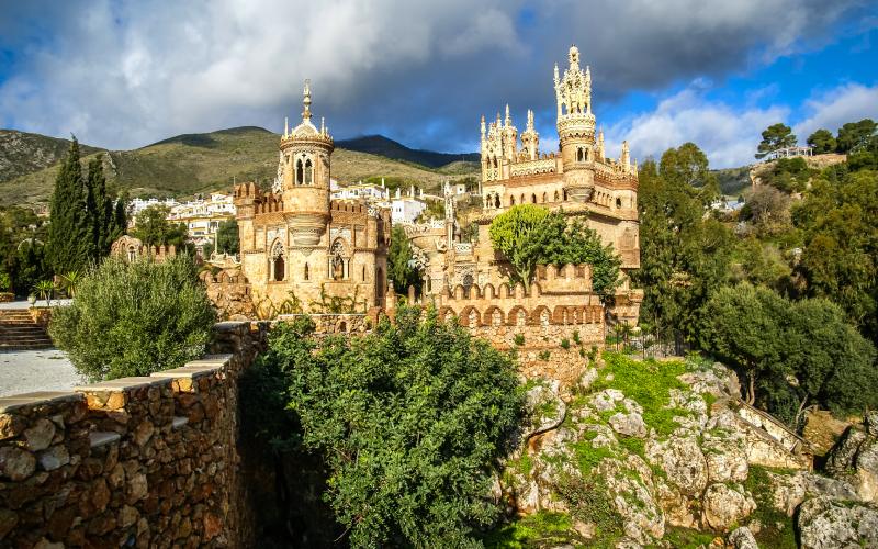 El castillo de Colomares entremezcla diversos estilos