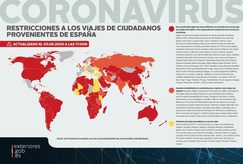 Coronavirus agosto cuarentenas