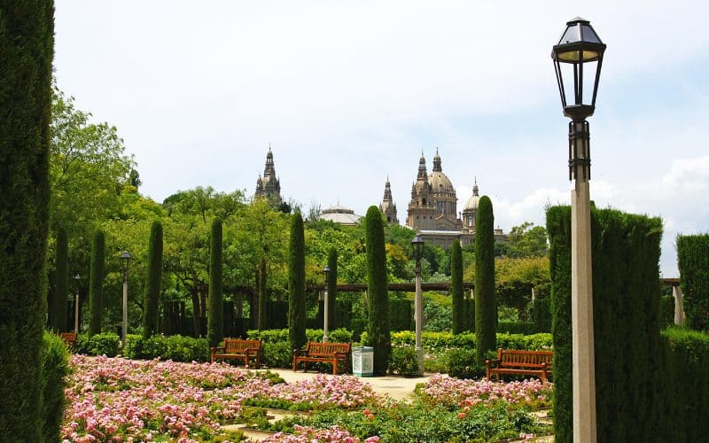 El jardín del Teatre Grec era llamado antes Rosaleda de Amargós