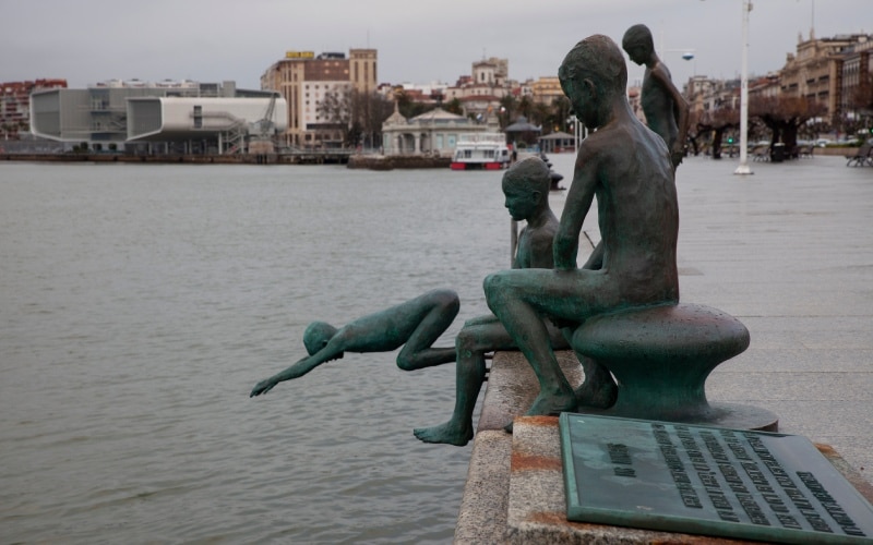 Los cuatro raqueros de Santander