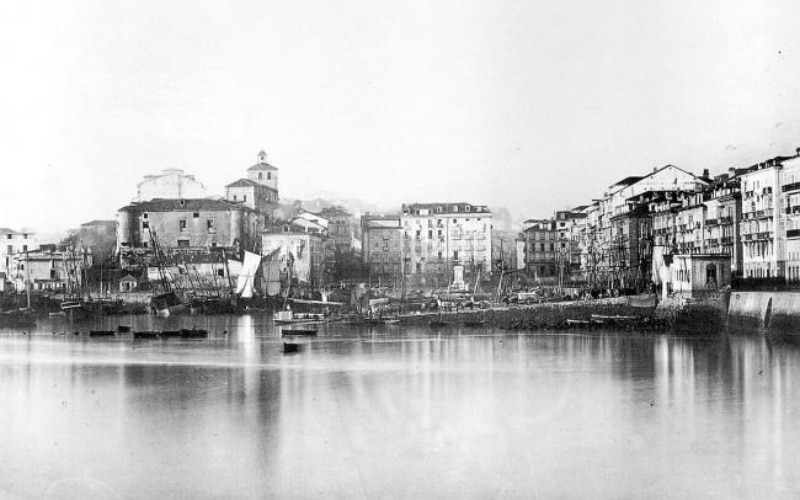 El Puerto de Santander en 1867