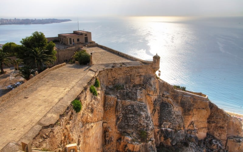 El mirador del castillo de Alicante