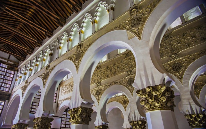 Interior de la Sinagoga de Santa María la Blanca