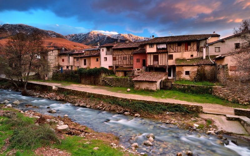 La judería de Hervás, situada a orillas del río Ambroz
