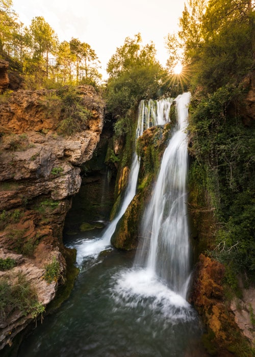 Cascada de Calomarde en la Sierra de Albarracín