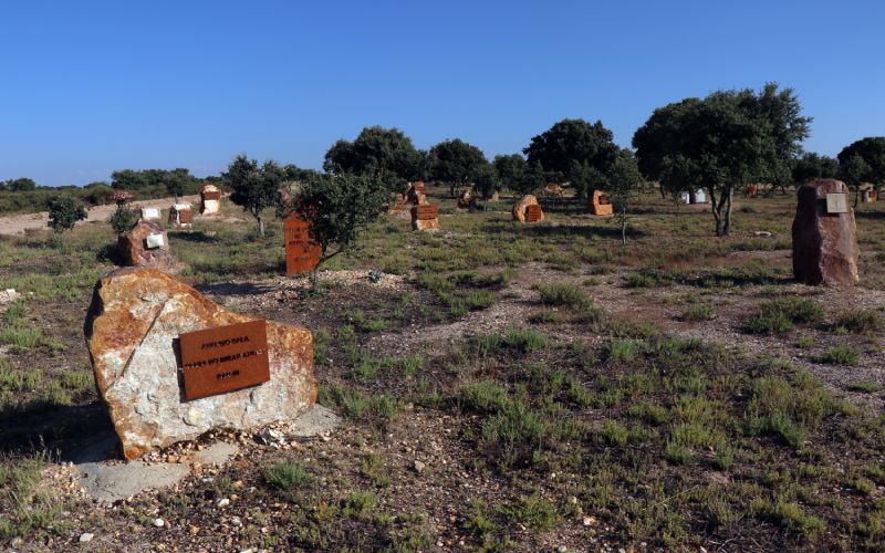 Tumbas en el Cementerio de Arte de Morille